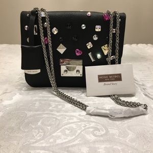 Henri Bendel Black chain purse